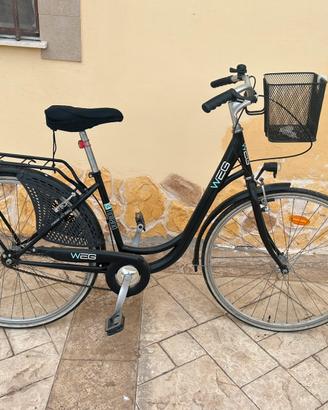 Bici da passeggio weg holland da donna con cestino