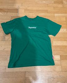 Supreme Box Logo Tee Verde