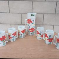 Raro set di ceramica Olivetti