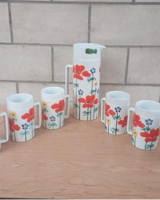 Raro set di ceramica Olivetti