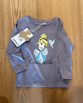 Maglia bambina Disney cenerentola nuova 86