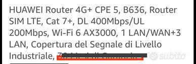 Router Huawei 4g+