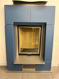 CAMINO A LEGNA PIAZZETTA NUOVO HT 650 BLU AVIO