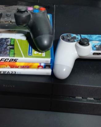 PS4 FAT 1TB con 2 controller e 3 giochi