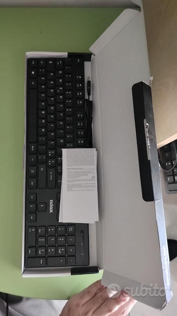 Tastiera USB Nilox - Layout Italiano, Anti-usura, Cavo 1.5m, Compatibile Con Windows/Mac/Linux - Foto 10