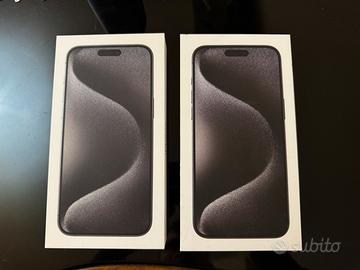 COPPIA Iphone 15 pro max 256gb