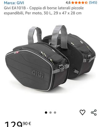 Borse laterali moto GIVI