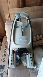 Seggiolino bicicletta posteriore da portapacchi