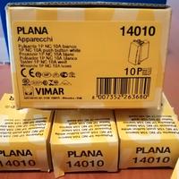 Pulsante 1P NC 10A bianco della VIMAR serie PLANA