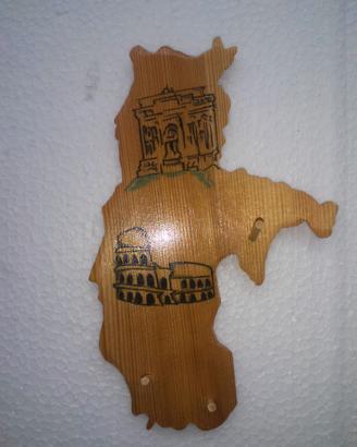 targa in legno porta presine Lazio