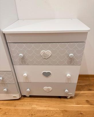 Fasciatoio cassettiera lovely - foppapedretti