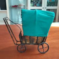 Carrozza carovana vintage latta FarWest Modena