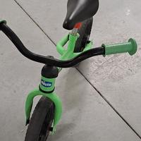 Chicco Green Rocket_bicicletta verde bilanciamento