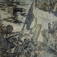 Quadro tecnica mista su pannello 