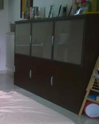 Calligaris sala, madia,tavolo allungabile.