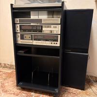 Impianto Hi-Fi Technics vintage con casse Mordaunt
