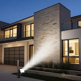 Faro led proiettore 100 watt x 2 pz luce bianca