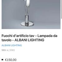 Plafoniera da soffitto e due lampade da compdino