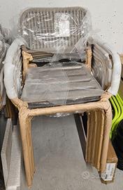 Set sedie da esterno