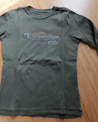 T-shirt da bambina manica lunga Champion 7-8A