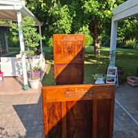letto singolo - struttura in legno antica