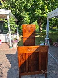 letto singolo - struttura in legno antica