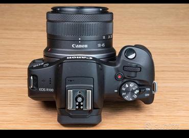 Fotocamera canon r100 e accessori