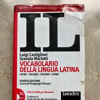 Dizionario Italiano Latino Castiglioni con CD