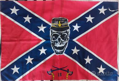 Bandiera Sudista con Teschio 70x105