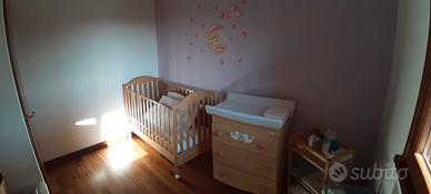 Lettino e fasciatoio Azzurra