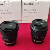 Tamron 20 F2,8 e 35 F2,8