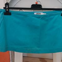 Minigonna Moschino color azzurro cielo new