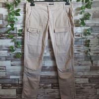 PANTALONI MULTITASCA SISLEY TG. 46 BEIGE