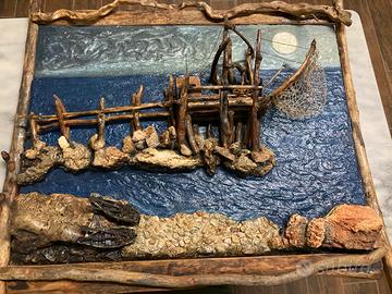 Quadro costa dei trabocchi