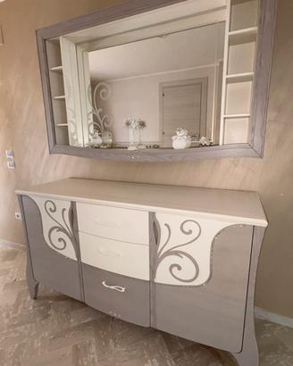 Ingresso + cornice con specchio fasolin