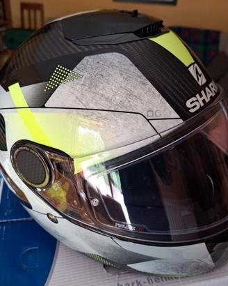 CASCO SHARK  SPARTAN CARBON SKIN KITARI DYW L
