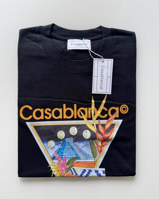 T-Shirt Casablanca tennis nera taglia L