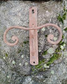 Appendiabiti in legno e metallo 