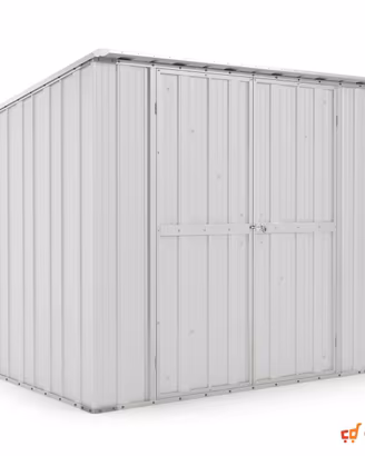 Casetta in lamiera box Acciaio 231x175 bianco