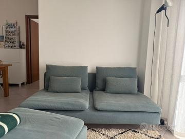 divano + poggiapiedi Soderhamn ikea