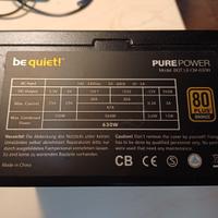 Alimentatore ATX 630Watt  Be Quiet