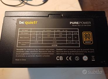 Alimentatore ATX 630Watt  Be Quiet