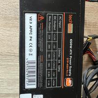 Alimentatore PC techsolo 650W Power Supply