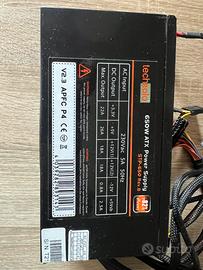 Alimentatore PC techsolo 650W Power Supply