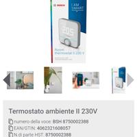 Termostato ambiente II 230 V di Bosch Smart Home. 