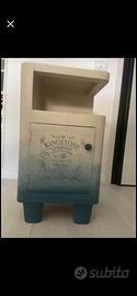 Comodino vintage ripitturato sfumato