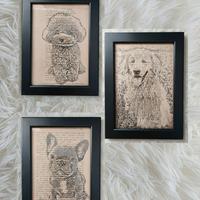 Quadro da personalizzare cane gatto