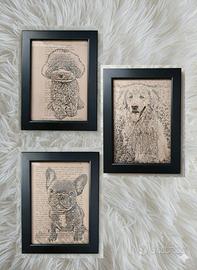 Quadro da personalizzare cane gatto