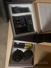 Mixer e microfono a condensatore