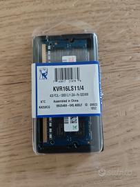 Memoria Kingston 4GB SODIMM KVR16LS11/4